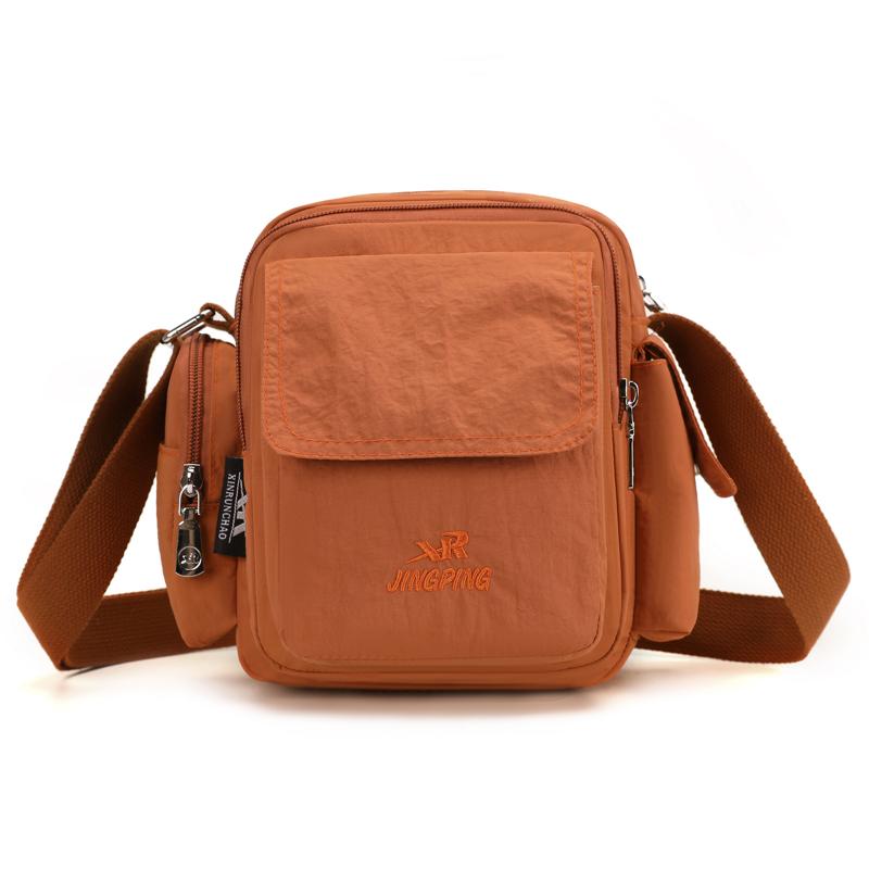 Wasserdichte Nyl-Schultertasche für Damen, Geldbörse mit Reißverschlusstaschen, Leichte Reise-Handtasche, Modisches & Praktisches Design
