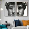 Scultura moderna Pittura su tela Graffiti Stampe artistiche Apollo Marmo David Popolo Poster Immagine di arte della parete per la decorazione della casa della Galleria