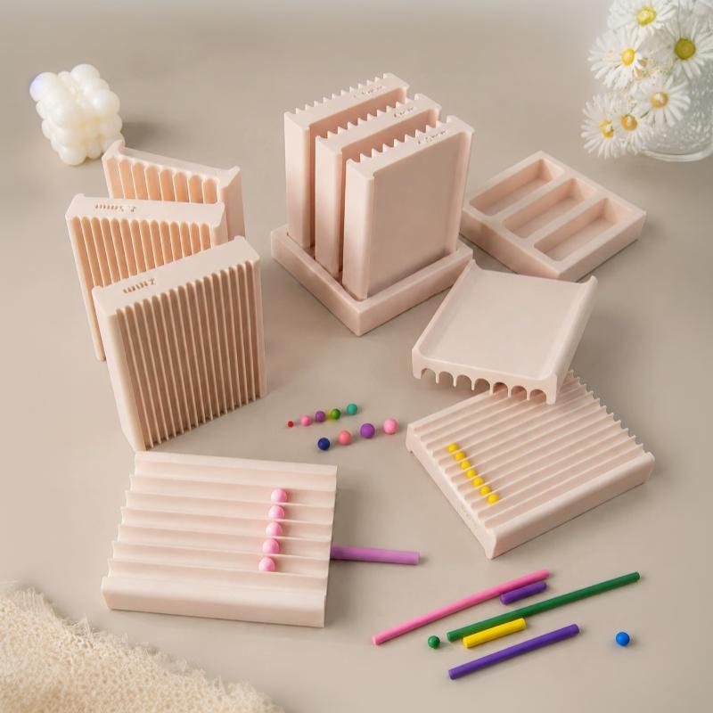 Clay Ball Maker With Multi Size Molds Pottery Hand Rolling Shaping Tool For Soft Ceramic Clay Bead Diy Handmade Craft Supplies