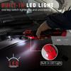 Cordless Electric Wrench With Builtin LED Light 45 Ft Lbs High Torque For Automotive Repair And Mechanical Maintenance