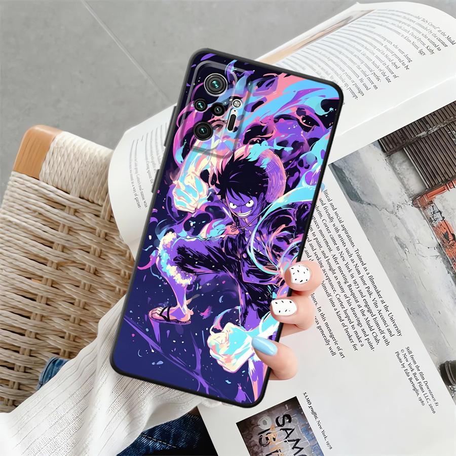 Cool Luffy Anime Case for Xiaomi Redmi Note 9s 10S 11 13 12 Pro Plus 10 9 8 Pro 11S 12S Funda Phone Cover