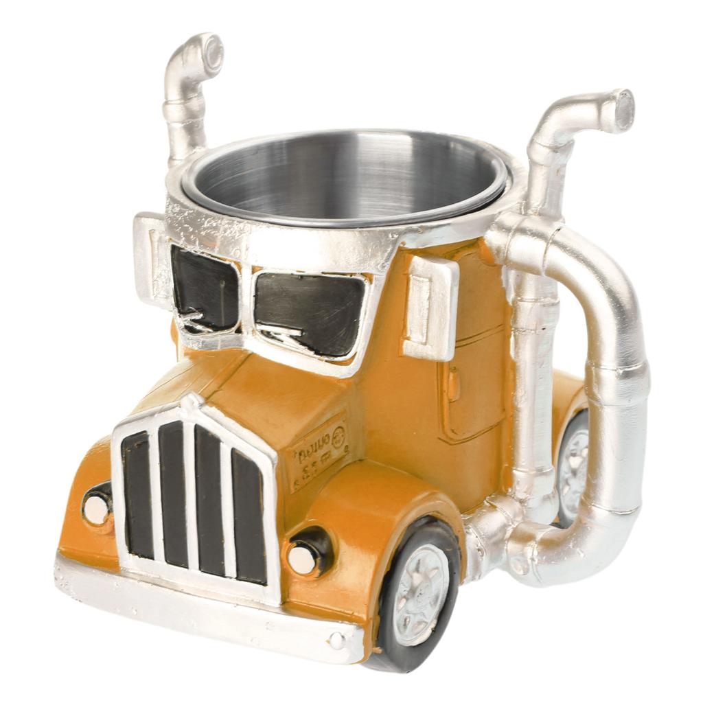Handgefertigte Tasse in LKW-Form, 354 ml, Kaffeetasse aus Kunstharz für Zuhause und Büro, Dekoration, Wasserbecher, einzigartiges Geschenk