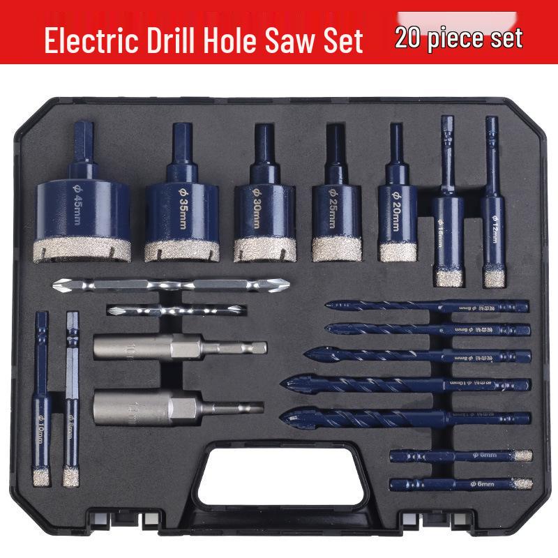 Brazed Diamond Dry Drill Bit for Ceramic, Tile, Glass & Marble