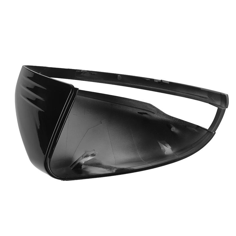 LHD Rearview Mirror Cover For Mercedes Benz C GLC S E Class W205 X253 W222 W213 W238 Glossy Black/Carbon Fiber Side Mirror Cover
