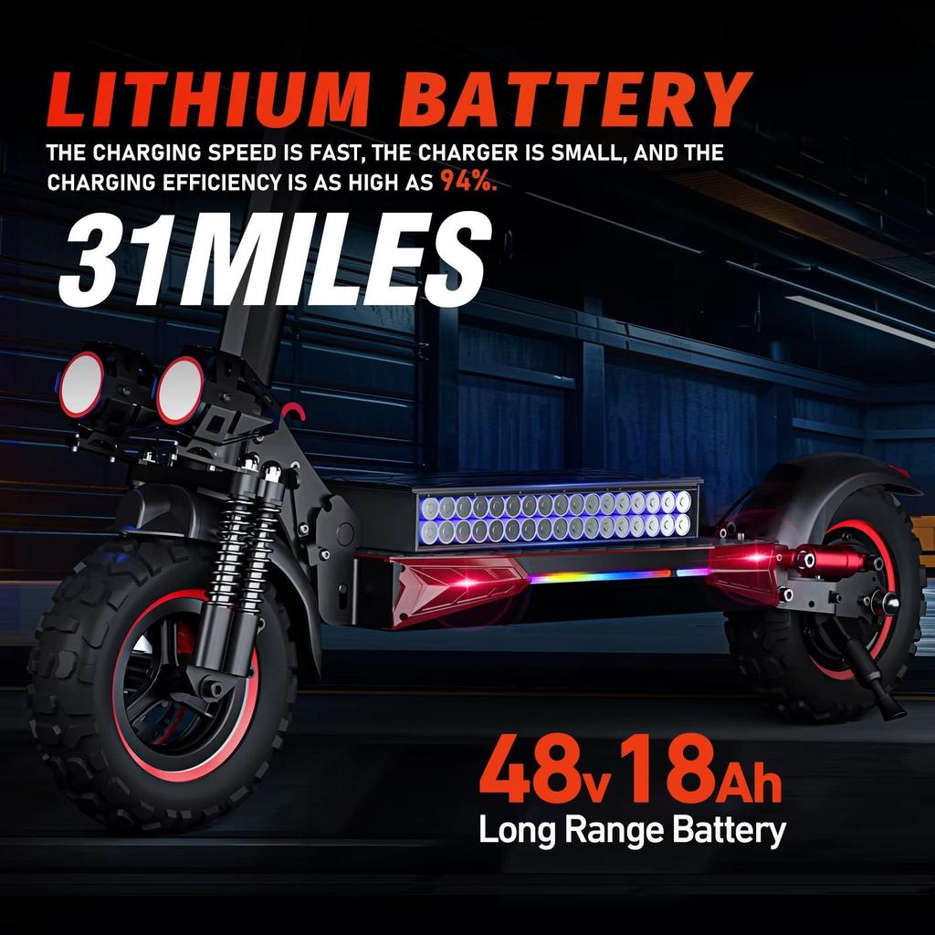 2026 Neuer E-Scooter J11 Max Faltbarer Elektroroller 1200W Motor 48V18AH 10-Zoll-Reifen Reise für Erwachsene mit Sitz 30-40 Meilen Elektroroller
