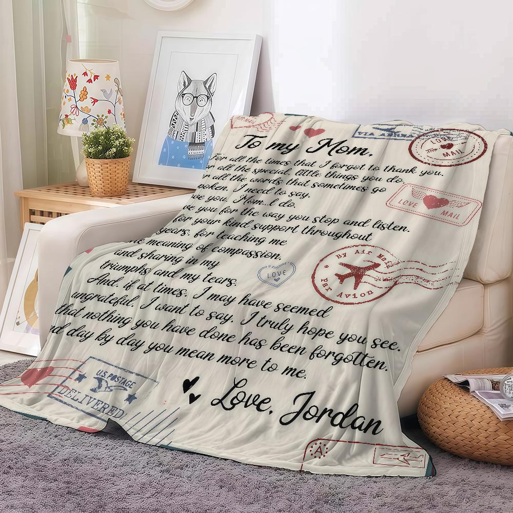 Mother Day Gift Blanket Warm And Soft Suitable For Bedroom Living Room Sofa Bed Office Travel Camping