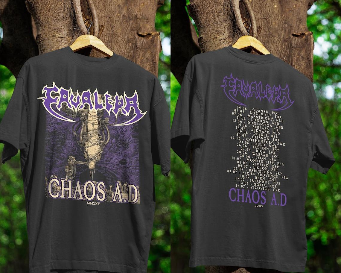 Cavalera Tour 2026 Rock Band Concert T-Shirt L