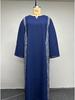 Eid al-Adha Arabic Patchwork Plus Size Party Dress