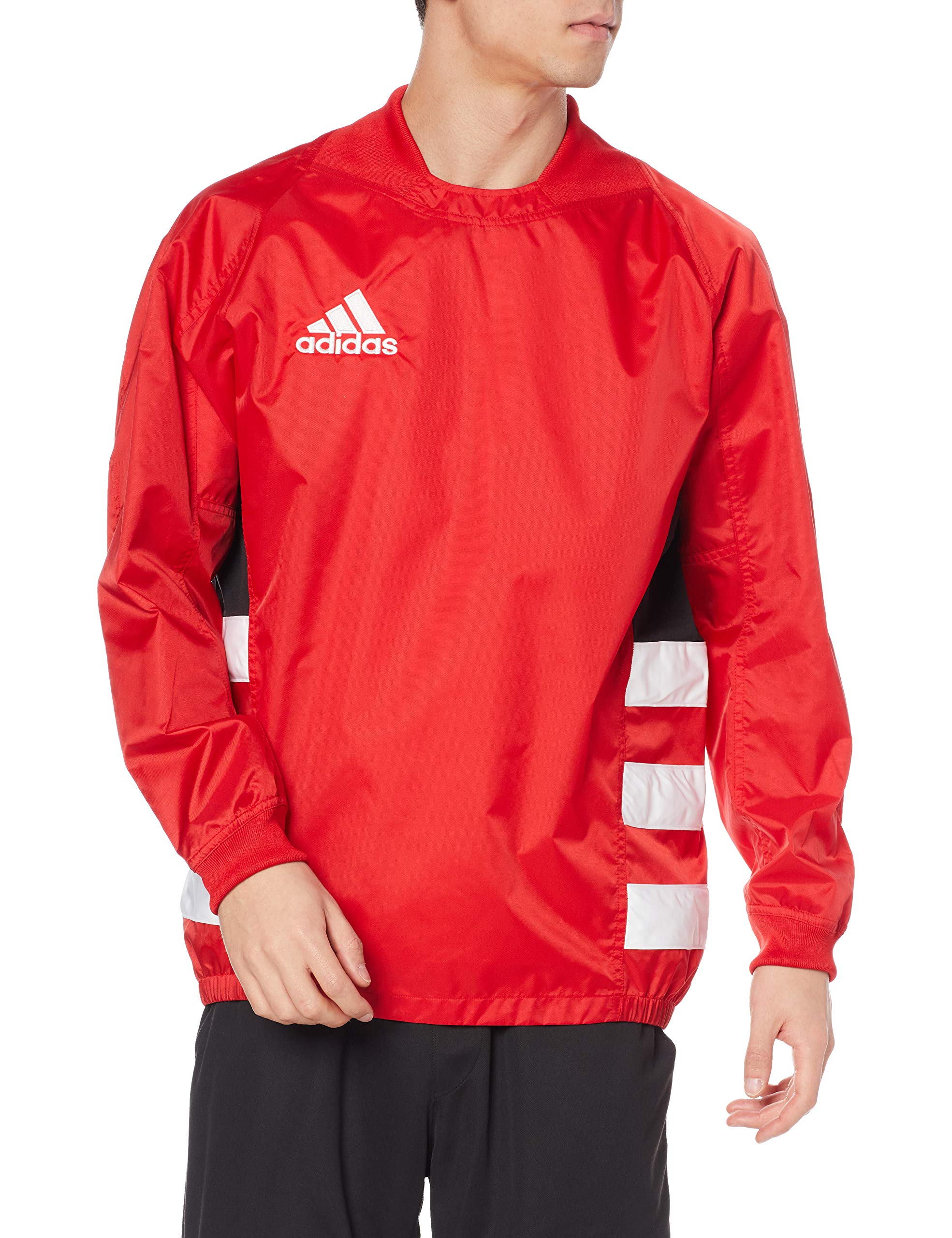 

Adidas Men s Rugby Windbreaker, Wind Top, 25576, Scarlet/White (GQ4144), Japanese Size 4L