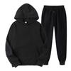 2026 Hooded Jogger Sweatsuit Set with Drawstring Pullover for Running Walking Gym Activewear