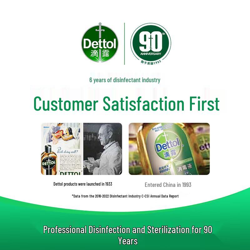 Dettol No-Rinse Cleaning & Germ Removal Gift Set