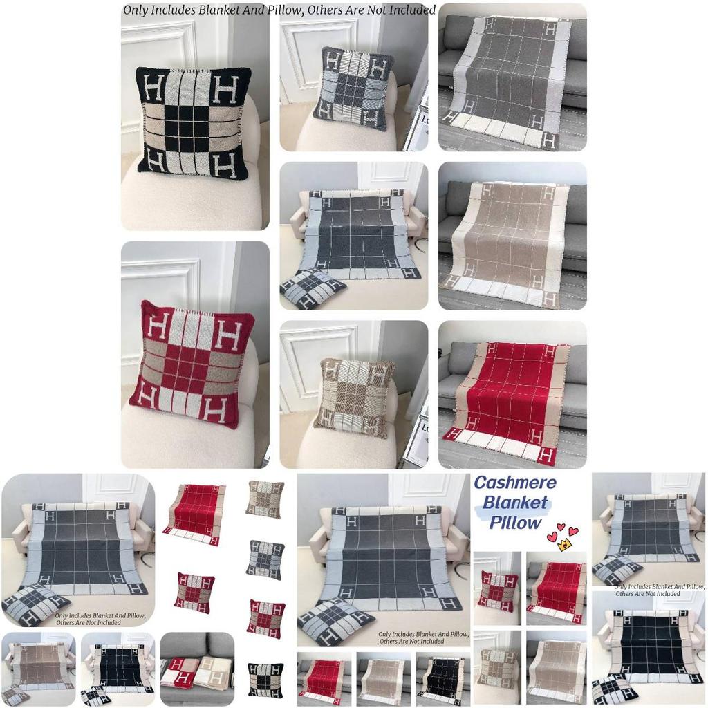 Modern And Simple Style Cashmere Blanket For Office Nap Sofa And Camping