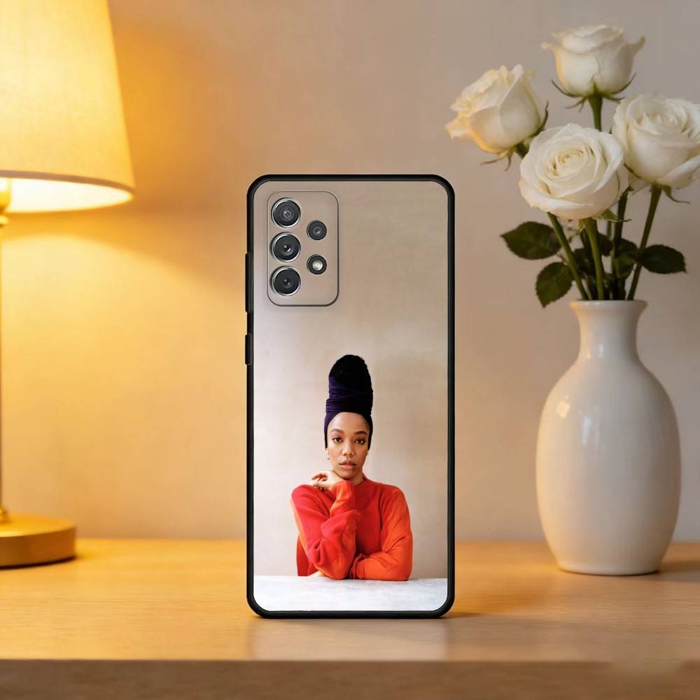 

N-Naomi Actor A-Ackie Soft Silicone Black Cover Phone Case For Samsung Galaxy A73,A72,A71,A70,A53,A52,A51 Samsung a52