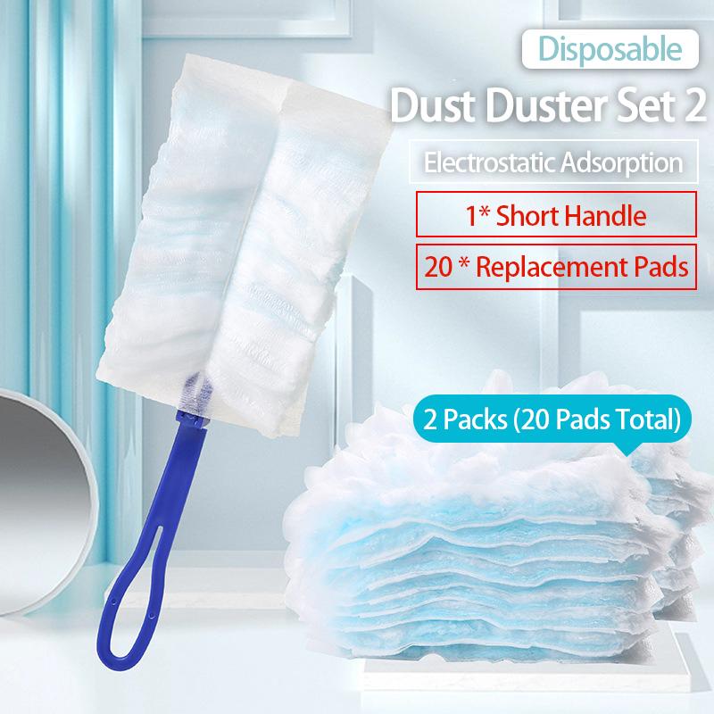 Disposable Duster Refills 10/40pcs Replacement Heads Dust Swiffer Clean for Cleaning Home Blinds Tool Sweeper Dust Hair CCD002