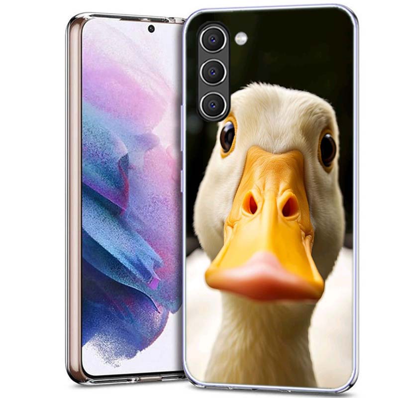 Yellow Duck Phone Case for Samsung A54 A14 A24 A34 A17 A37 A57 A55 A35 A25 A15 A13 A23 A33 A53 A07 A05S A04S A03 A73 Galaxy Note