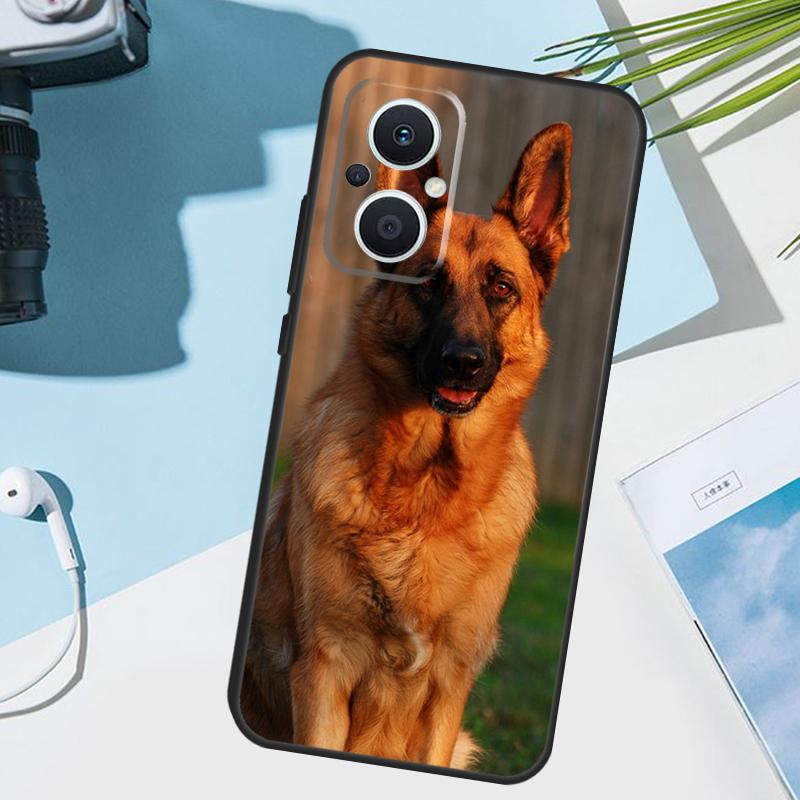 German Shepherd Dog Cover For OPPO Reno 14F 13F 12F 11 F 10 12 13 14 Pro 7 8 Lite OPPO Find X9 X8 X6 X5 Pro Case