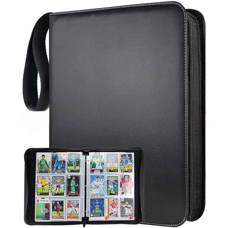 Nine Multi Color Grids Card Binder Holder Collection Book Loose Leaf Collectors