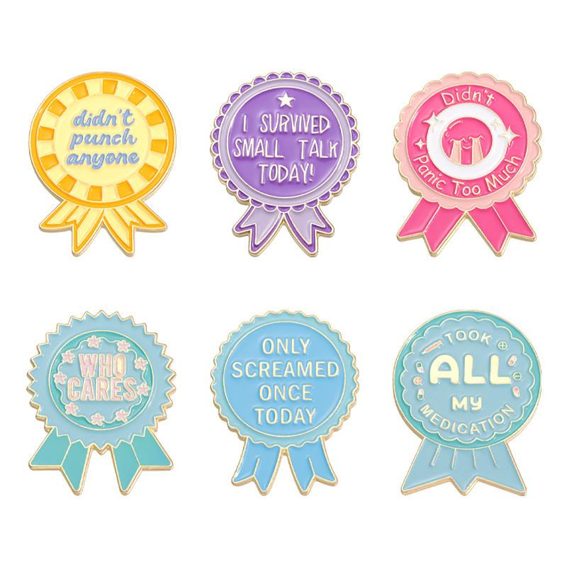 Colorful Cartoon Character Brooch In Alloy Material Perfect For Stylish Accessories For All Genders