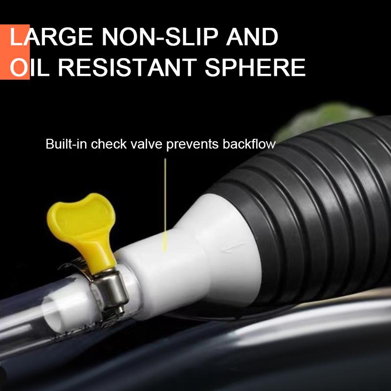 

SEAMETAL Handy Manual Gas Oil Pump Car Fuel Pump Hand Straw Pump Durable for Liquid Gasoline Tuning Fuel Gasoline Diesel Pump