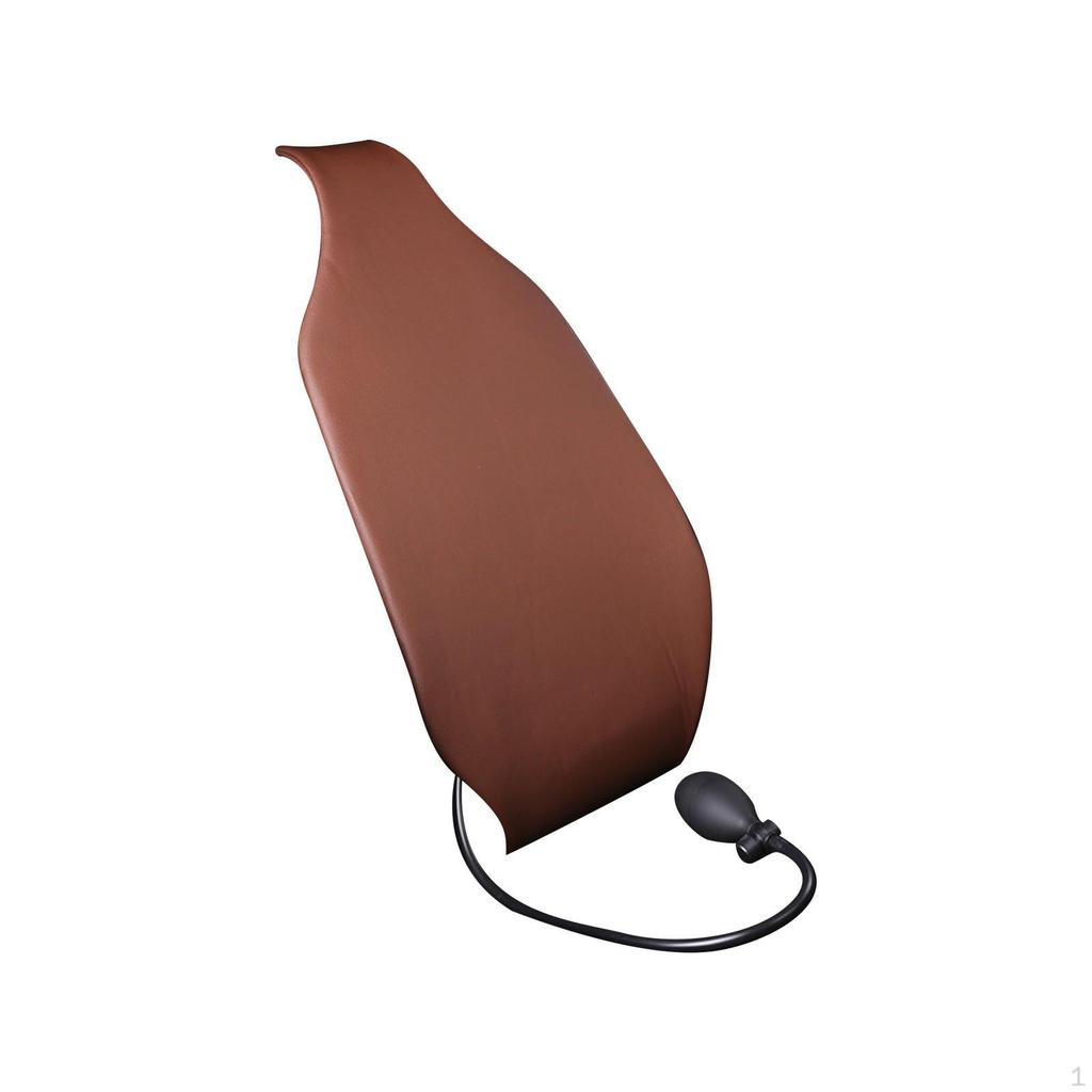 Auto-Lendenwirbelstützkissen/Luftbewegliche Rückenlehne, Verstellbar, Universell, Bequem, PU-Rückenkissen,