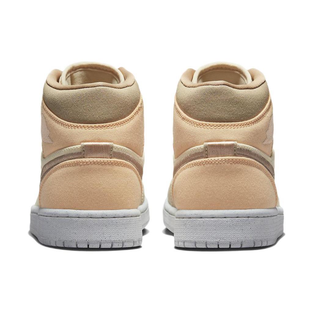 New JORDAN 1 Mid Se Canvas Khaki Women's DV0427-102