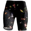 Short de cyclisme pour femme avec imprimé floral Coupe ajustée Vélo Montagne Route Cyclisme Sports d'extérieur