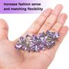 NEW Rhinestones Flower Hairpin Hairpin Spring Clip Ponytail Clip Headwear