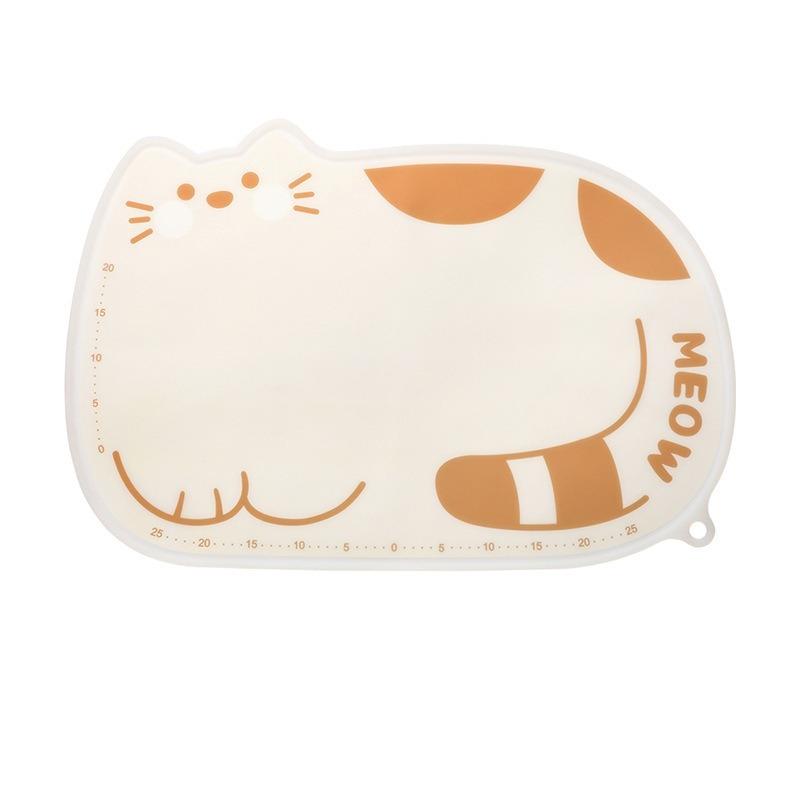 Нескользящий силиконовый коврик для выпечки Большой раскатываемый коврик для теста и выпечки Неприлипающий пищевой кухонный кондитерский коврик для выпечки 56*39cm