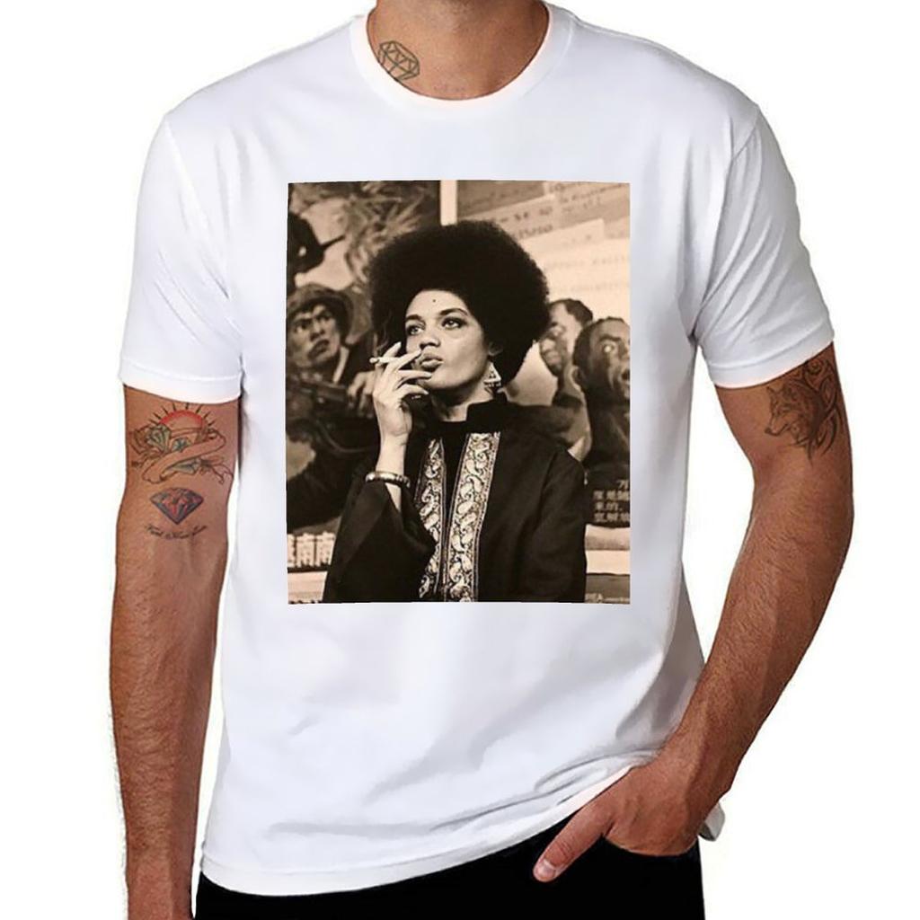 Kathleen Cleaver Black History Month Design Tshirt Plus Size Short Sleeve Tshirt