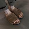 Summer Fringed One-line Slippers High-end Casual Shoes Comfortable Flat Flip-flops