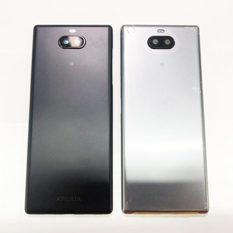 For Sony Xperia 10 Plus / Xperia 10 / XA3 Back Battery Cover Door Rear Glass Housing Battery Cover Back Cover Xperia 10 Black