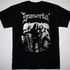 Immortal Band T-shirt Retro Black Short Sleeve All Size Unisex T-Shirt