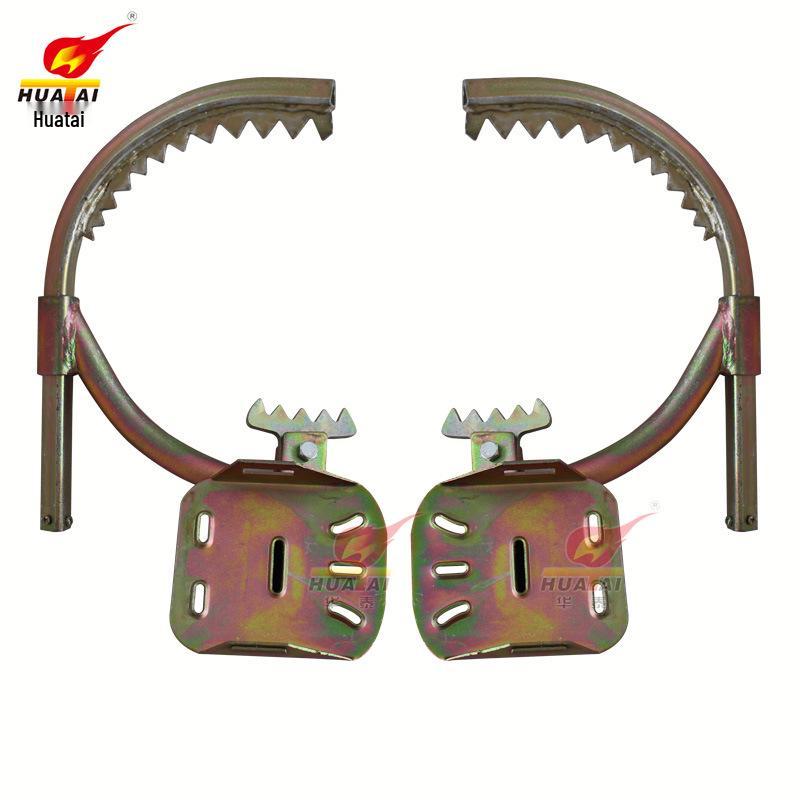 Tree Climbing Serrated Non-Slip Iron Shoes - High-Altitude Wooden Pole Foot Buckles, Special Climbing Tools