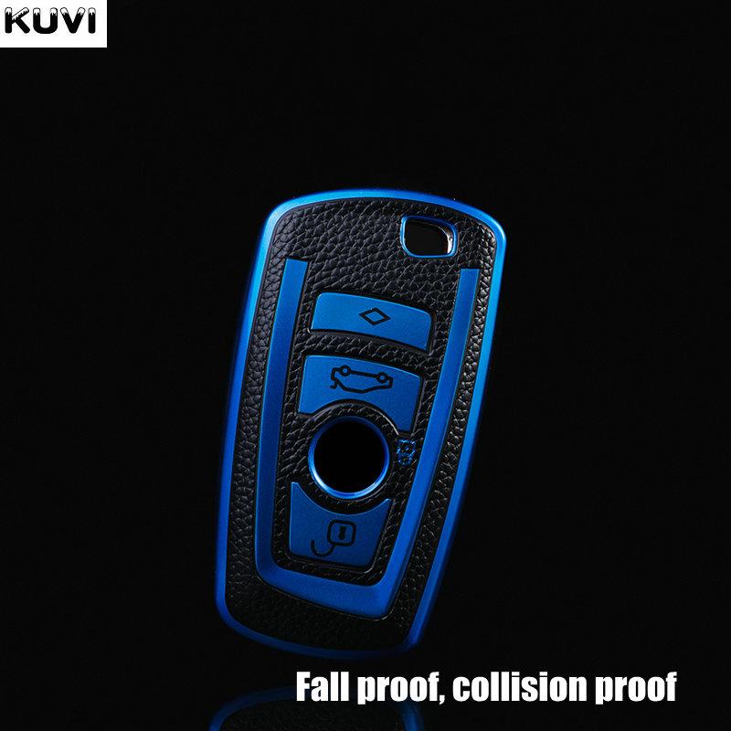 Leather Tpu Car Remote Key Case Cover Shell For Bmw 1 3 5 7 Series X1 X3 X4 X5 F10 F20 F30 F18 F25 M3 M4 E34 E36 Accessories