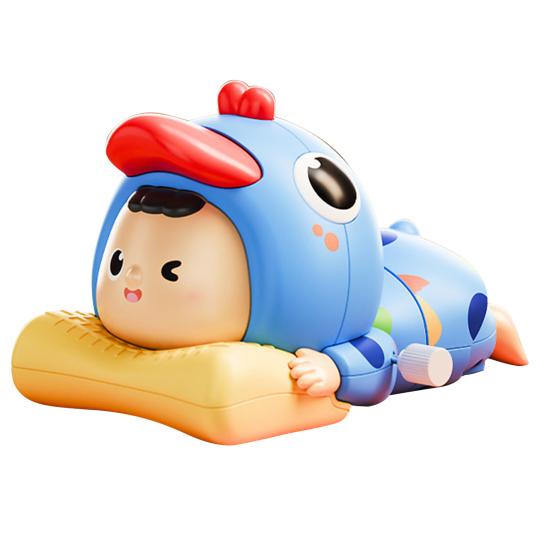 

Заводные животные Одежда Детская игрушка Для ползающих малышей Часы Заводная игрушка Обучающая Мультяшные Младенцы Интерактивная игрушка Мальчики Девочки Подарок синий