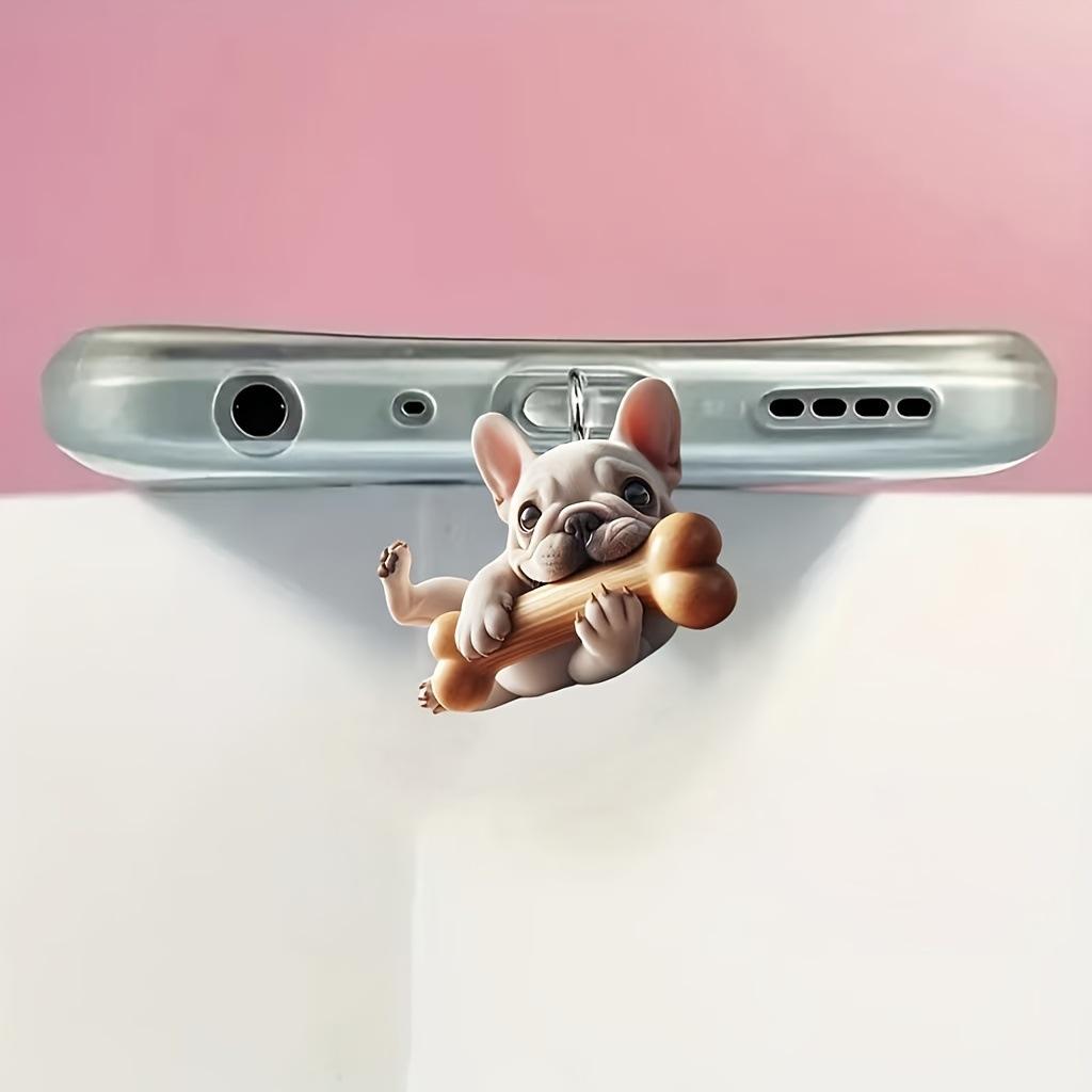 

2D Acrylic Phone Dust Plug Charm Pendant Compatible with Type-C Port Mobile Phone Accessories Protective Anti-Dust Stopper One Size