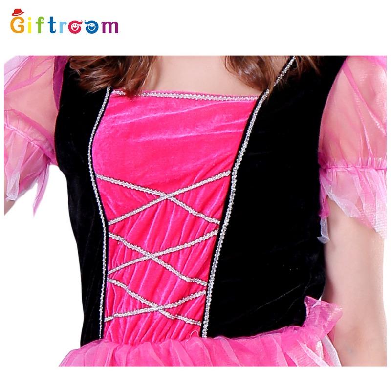 Halloween Costume Pink Skirt Witch Demon Vampire Ghost Funny Play Costume