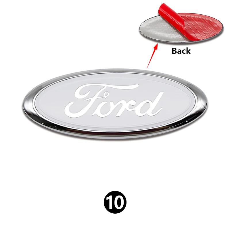 Neuer 2026 Autoaufkleber ABS Auto Frontgrill Heckklappe Logo Emblem Aufkleber für Ford Focus Mondeo Edge Ecosport Ranger Fiesta Fusi
