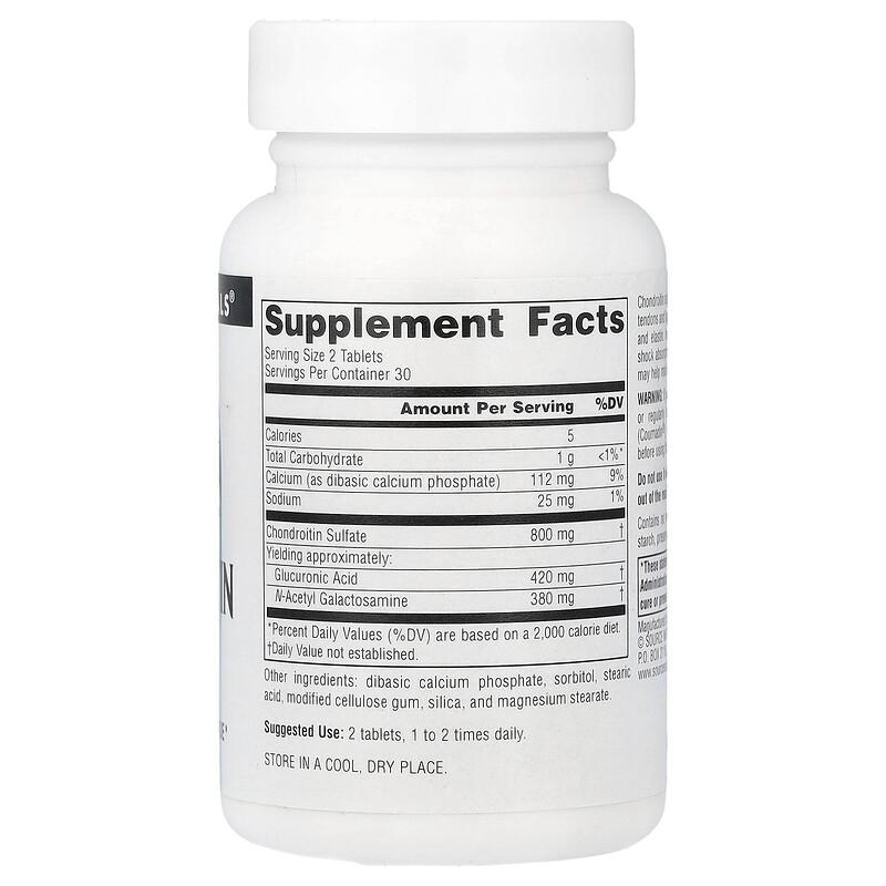 Chondroitin Sulfate, 400 mg, 60 Tablets