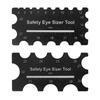 Wooden Safety Eye Measuring Tool Woodworking Gauge Board Multi-Function Ruler