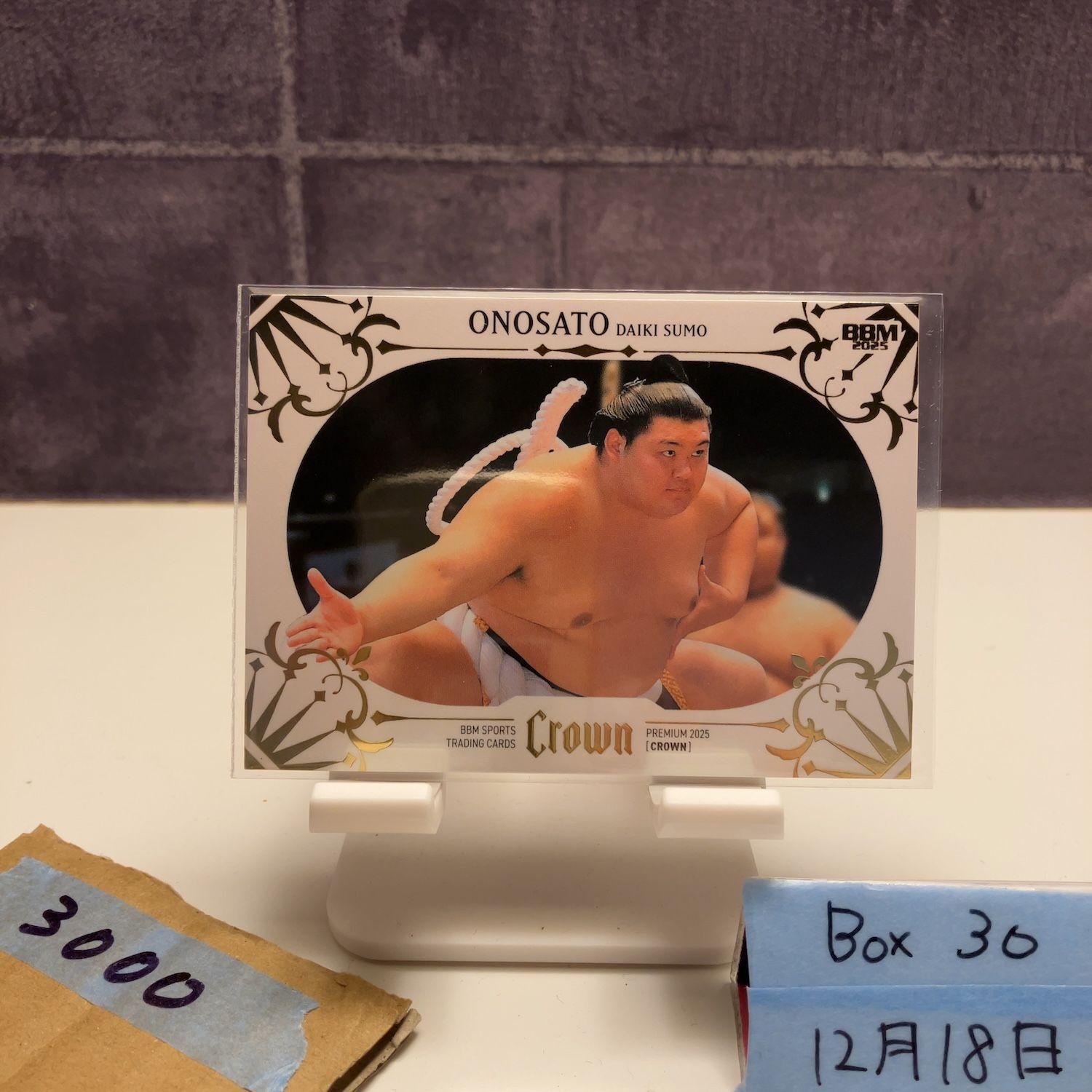 2025 BBM Dainosato Yasuki 064/120 Sumo Crown Card