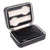 2/4/8 Grids Portable Faux Leather Zipper Travel Watch Storage Case Box Organizer