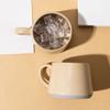 Minimalist Ceramic Coffee Mug Non-slip Bottom Pottery Drinkware Portable Retro Tea Cup  Kitchen
