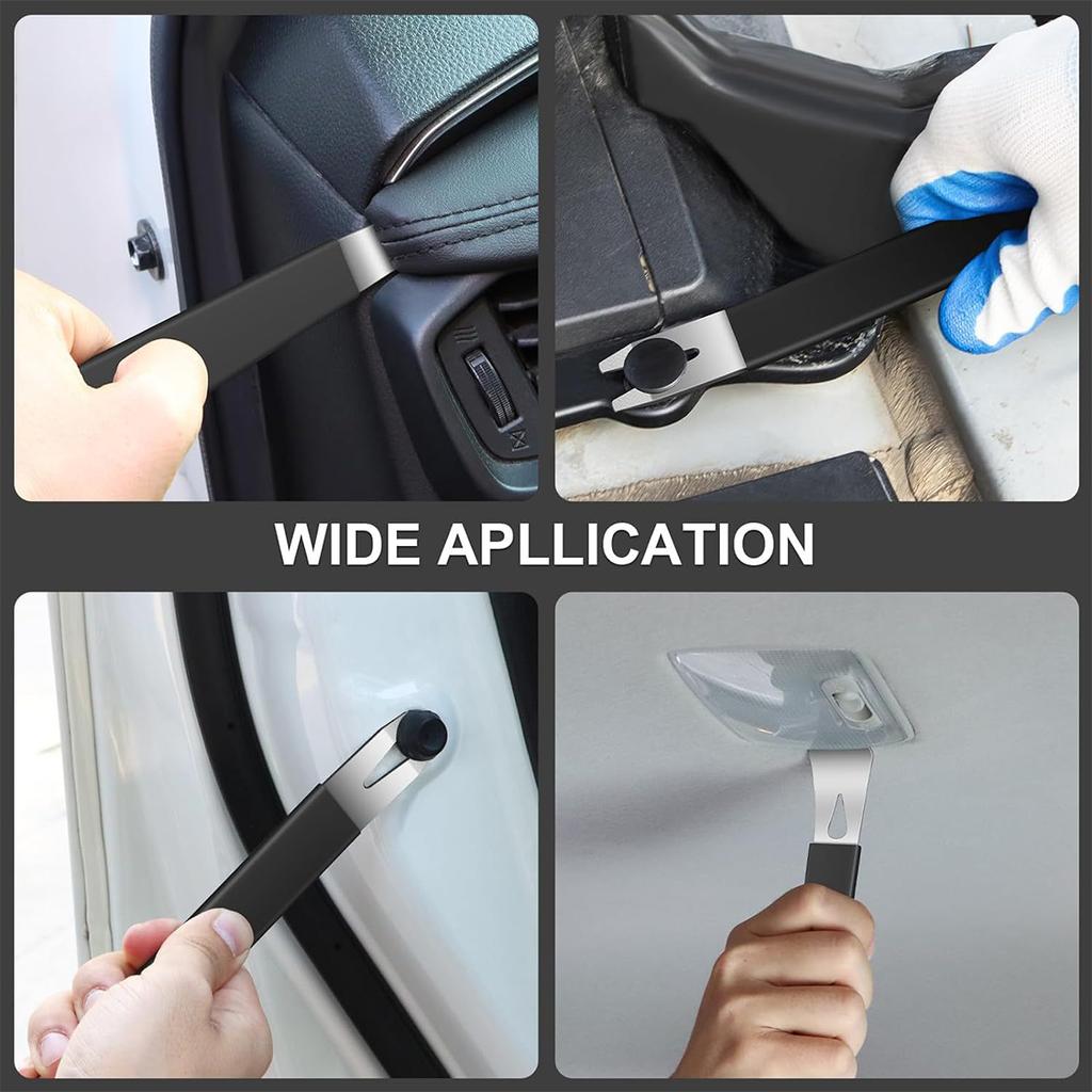 Car Trim Removal Tool Stainless Steel Car Door Panel Audio Disassembly Tools Workshop Gadgets Special Auto Mechanical Tooling