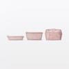 MUJI 3D Mesh Pen Case with 170mm x 100mm x 50mm Item 23058438 Gusset, Pink, Approx. (W) (H) (D), No.