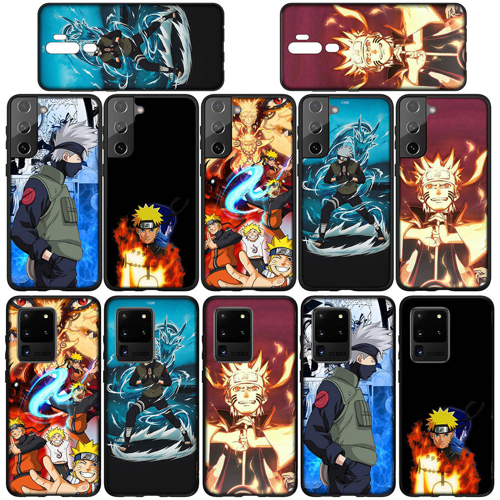 For Samsung Galaxy S24 S23 iPhone 16 15 14 Xiaomi Redmi Note 13 12 11 10 8 Plus 9 Pro Max X XR 14C Phone Case Cartoon Naruto Kakashi OPPO Huawei Cover