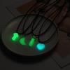 Necklace for Women Mushroom Jewelry Luminous Stone Pendant Necklace Moon Hexagonal Pillar Pendant Simple Luminous Necklace Elegant Necklace