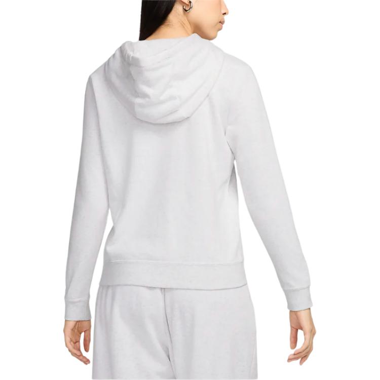 New Nike Sportswear Club Fleece Sweatshirt Women's Birch Heather DQ5794-051
