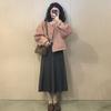 Women's Luxury Woolen Coat - Korean Style, Short Casual for Autumn/Winter 2026