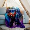 Customizable Spider Man Throw Blanket – Personalized Name, All-Season Cozy Snug Blanket, Machine Washable, Personalized Blanket